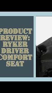 Product Review: Ryker Driver Comfort Seat