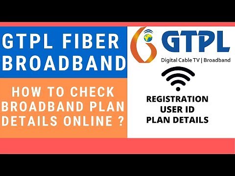 GTPL BROADBAND: HOW TO CHECK PLAN DETAILS ONLINE? | Techspotter