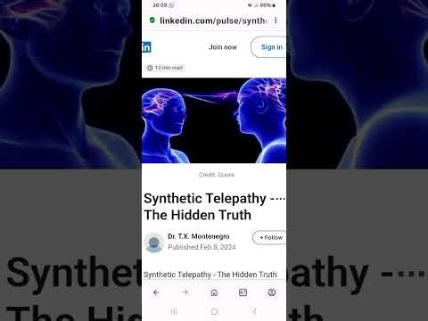 Synthetic telepathy exists, la telepatía sintética ya existe