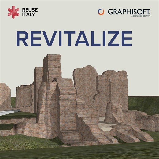 This site your skills = ✨✨✨ How would you revitalize these Italian ruins and bring new life to the Thermae? Join the ReUse Italy 2023 Competition now to submit your ideas and compete for prizes! We've got an Archicad model of the site ready and waiting for all participants. We're even hosting a digital event on November 22 to give you a tour of the site model and our favorite Archicad tips tricks! Register here: https://bit.ly/3QRaQJm | Archicad by Graphisoft