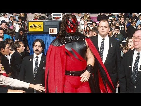 Kane wearing a cape in 1997 (AUDIO FOOTAGE)