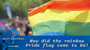 4.5K views · 141 reactions | The rainbow Pride flag has become a symbol for the LGBTQ+ community. Here's how it came to be. #justcurious #pride #pridemonth #lgbtq https://tinyurl.com/tnbvnnz2 | USA TODAY | Facebook