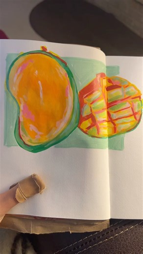 the mango art tutorial. link in bio for marker …#arttutorial #sketchbook #drawingtutorial #arrtx
