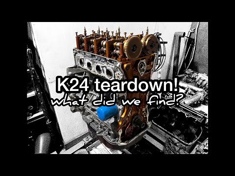 Honda K24 Engine Disassembly and MORE