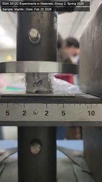 Marble Specimen Brittle Fracture Observation - EMA 3012C