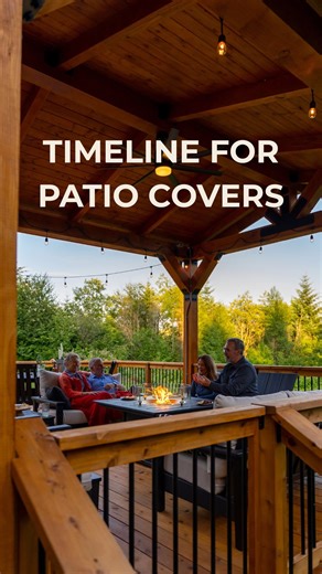 1.2K views | How long does it take to build a patio cover? Lots of factors go into it, but for the most part a wood patio cover takes about 5 days to complete and an acrylic patio cover takes about 1.5 days. Send us a DM with your specifications and we can get you a quote. | Cascade Fence and Deck | Facebook