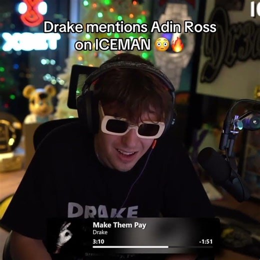 Drake MENTIONS Adin Ross on ICEMAN 😳🔥