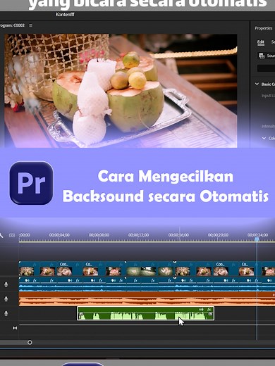 Cara Auto Ducking di Adobe Premiere Pro secara Otomatis