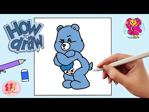 How to draw a Grumpy Care Bear