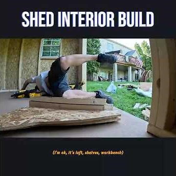 10X8 Shed Interior Build