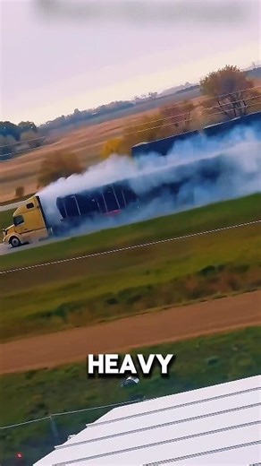 🔥 A burning Peterbilt hits 100 MPH! What a sight! 😱 #CrazyMoments | Mechanical Man