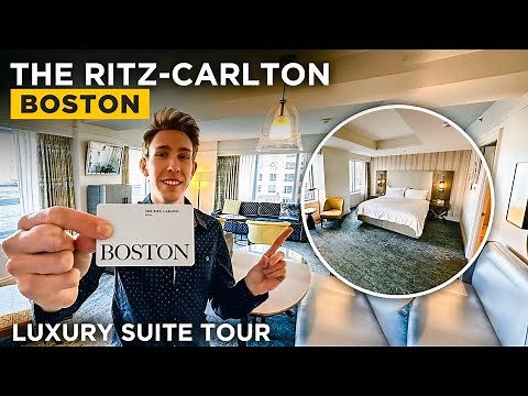 The Ritz Carlton Boston: I Stay In The Luxury Suite!【4K Hotel Tour & Review】