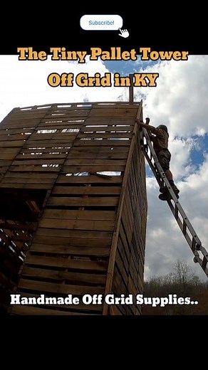 24K views · 446 reactions | Pallet Tower House Build: Thos house is...