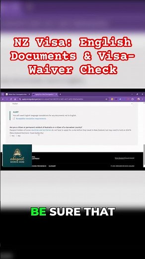 NZ Visa: English Documents & Visa-Waiver Check! 🇬🇧🌍