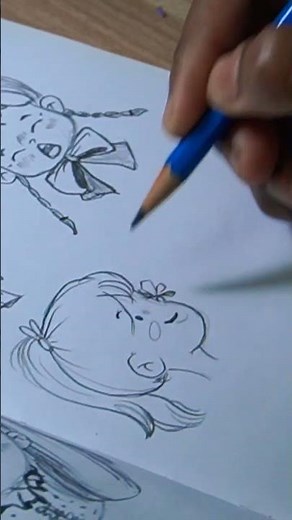 Easy Drawing for Beginners | How to Draw Cartoon Faces Step by Steps #ArtTutorial #SketchWithMe