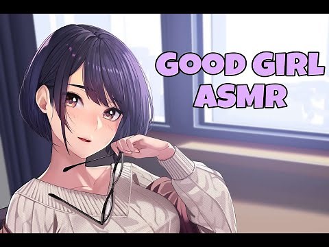 [ASMR] F4F Lesbian GF greets you home (Kissing & Muffled Talking)