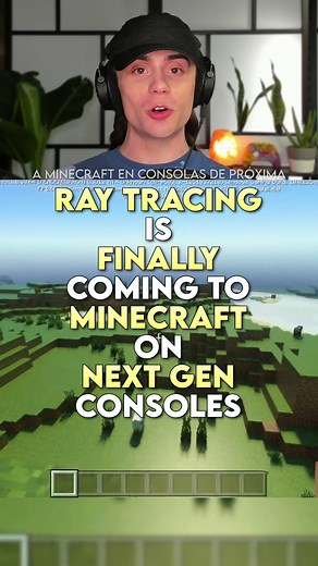 RAY TRACING is FINALLY coming to MINECRAFT on NEXT GEN consoles #minecraft #minecraftbuilding #xbox #playstation #gaming