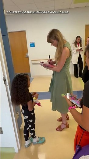 Taylor Swift surprises kids at Florida hospital