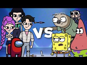 Animation Battles Compilation 4 - Kpop Demon Hunters | SpongeBob | Zootopia 2 | Among us
