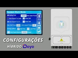 Como Configurar Inversor Híbrido DEYE | Mod: SUN-5K-SG03LP1-EU | Energia Solar