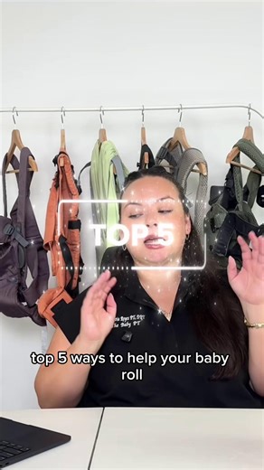 Dr. Olivia Reyes | Baby Expert on Instagram: "✅Comment ROLL for my 7-Day Rolling Plan with simple, effective daily exercises! Rolling isn’t random — it’s built through specific skills most parents aren’t told about. Baby rolling milestone, rolling exercises, infant development, pediatric PT tips"