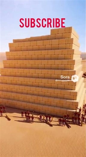 Building the Pyramid: A Journey Through Time #pyramid #egypt