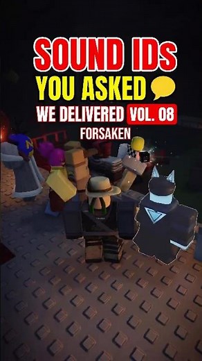 Forsaken HIT & KILL sound IDs YOU asked for — Vol. 08 #shorts #forsaken #roblox #forsakenroblox
