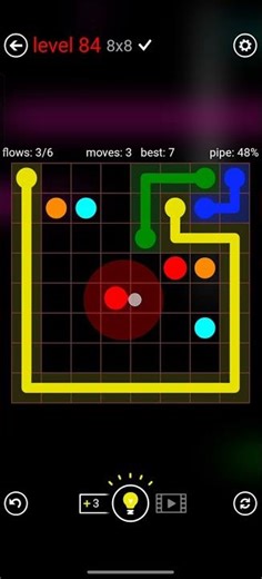 FLOW FREE MANIAS 8x8 LEVEL 84 COMPLETE SOLUTION #android #games #level #flowfree #solution #iso