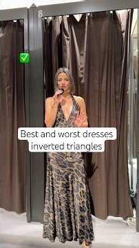 Best and worst dresses for inverted triangle body shape #invertedtriangle #bodyshape #stylingtips