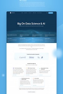 B2B Website for AI & Data Science company - Ilya Fisiuk