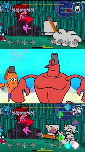 FNF SpongeBob vs Doodle: Bikini Bottom Mobile Mod Gameplay #spongebob #fnf #doodle #shortsviral