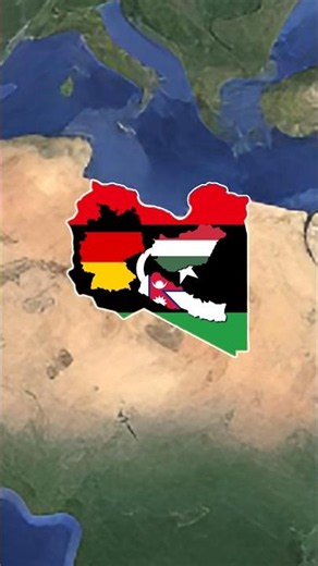 How Big Is Libya? 🤯#shorts