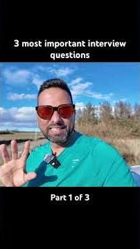 3 most important interview questions #askjai #interview #tips
