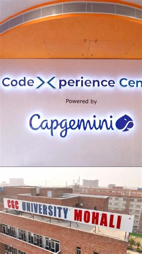 Cap Gemini Code EXperience Centre 😍CGC university Mohali campus tour#cgcuet