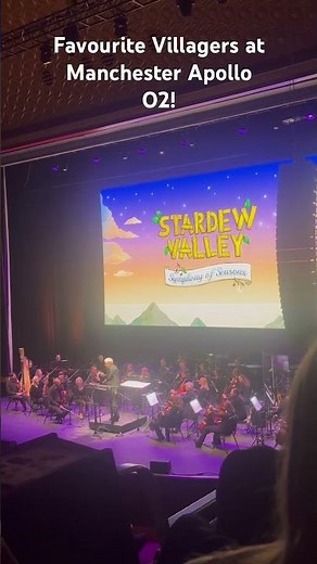 Most popular villagers at Symphony of Seasons at Manchester O2 Apollo! #stardew #stardewvalley