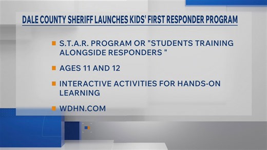 Dale County program teaches kids about first responders