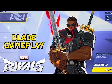 Marvel Rivals - BLADE Gameplay (Full Match) | No Commentary