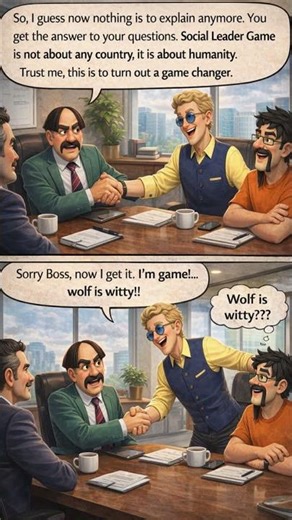 #WittyWolf the second comics on #CreativeSolutions, #Leadership and #Communication skills.