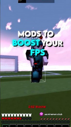 BEST Mods to BOOST your FPS! #minecraft #pvp #shorts #youtube