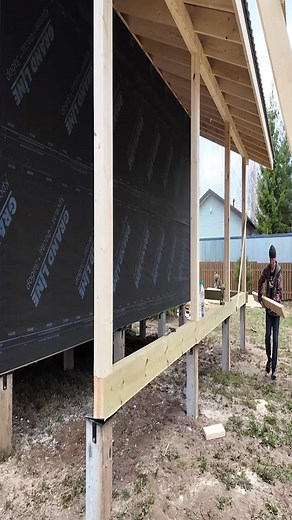 Perfect wooden house framework connection installation skills | construction pointer