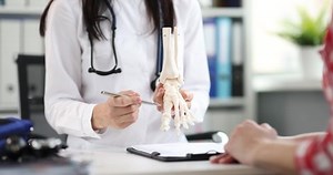 Doctor Shows Skeleton Leg Problem Bones Stock Footage Video (100% Royalty-free) 1086813758 | Shutterstock