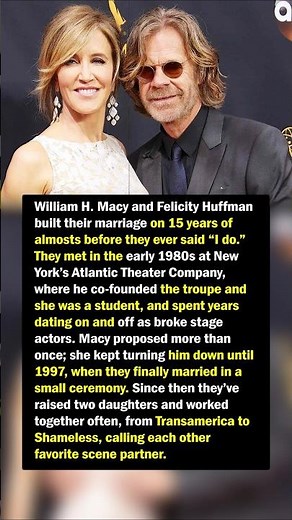 William H. Macy & Felicity Huffman’s 15‑Year Courtship