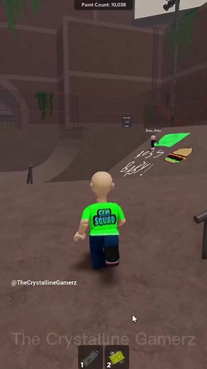 I Drew Boss Baby #roblox #fyp #thecrystallinegamerz #spraypaintroblox