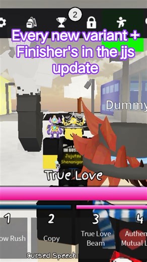 Every New Variant + Finisher's In The New Jujutsu Shenanigans Update (Mechamaru Awk + Naoya Awk)