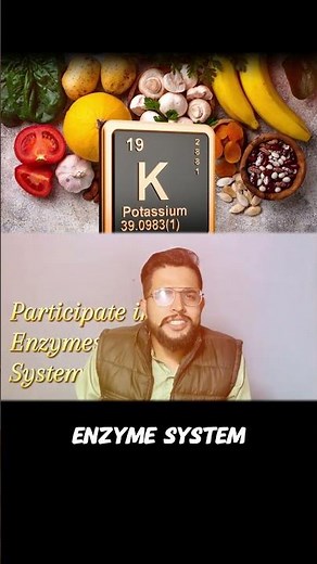 Potassium in Nutrition | Functions, Deficiency & Food Sources #Shorts