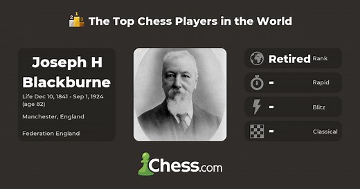 Joseph Henry Blackburne | Top Chess Players