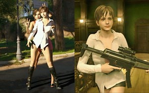 分享《生化危机2重制版》瑞贝卡美女MOD