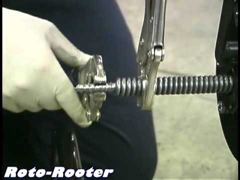 Roto-Rooter Drain Machine - Splicing Drain Cable