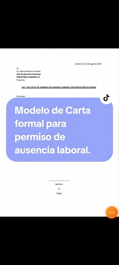 Modelo de Carta Formal para Permiso Laboral: Ejemplos y Consejos