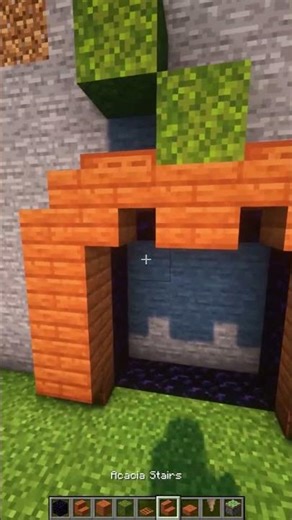 Minecraft Pumkin Nether Portal💀 #shorts #minecraft